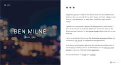 Desktop Screenshot of benmilne.com